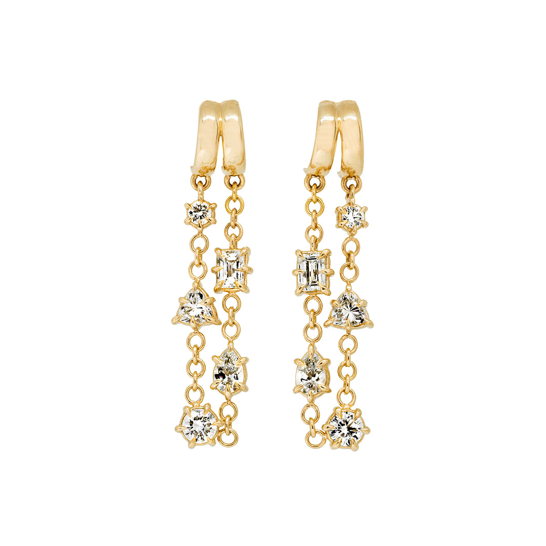 Constellation Multishape Double Huggie Earring