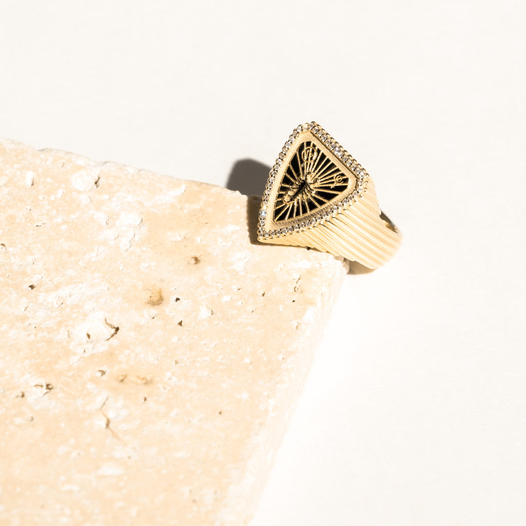 Zodiac Shield Ring