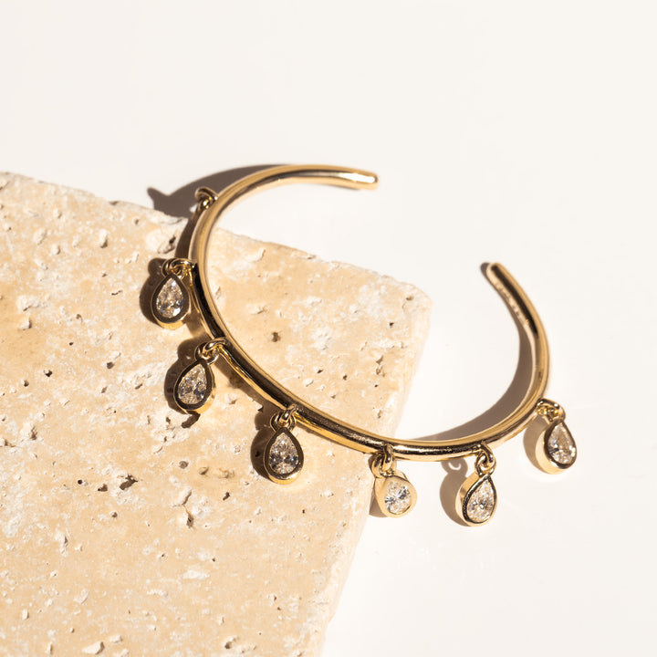 Candy Drop Pear Bangle Cuff