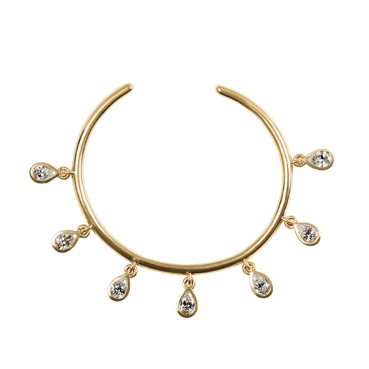 Candy Drop Pear Bangle Cuff