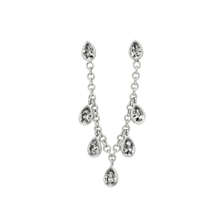 Candy Drop Pear Double Piercing Earring