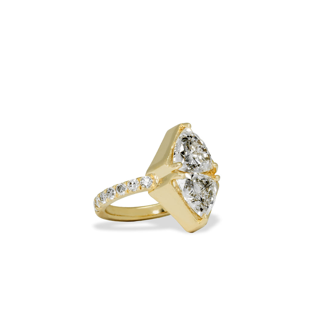 Trillion Shield Ring