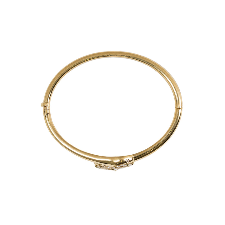Double Head Serpent Hinge Bangle