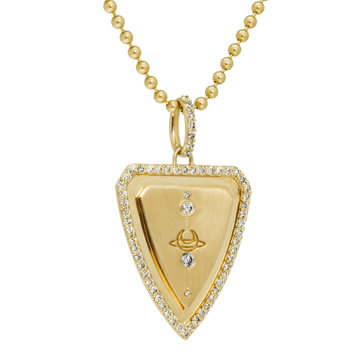 Expansion Shield Pendant (Four of Cups Tarot)