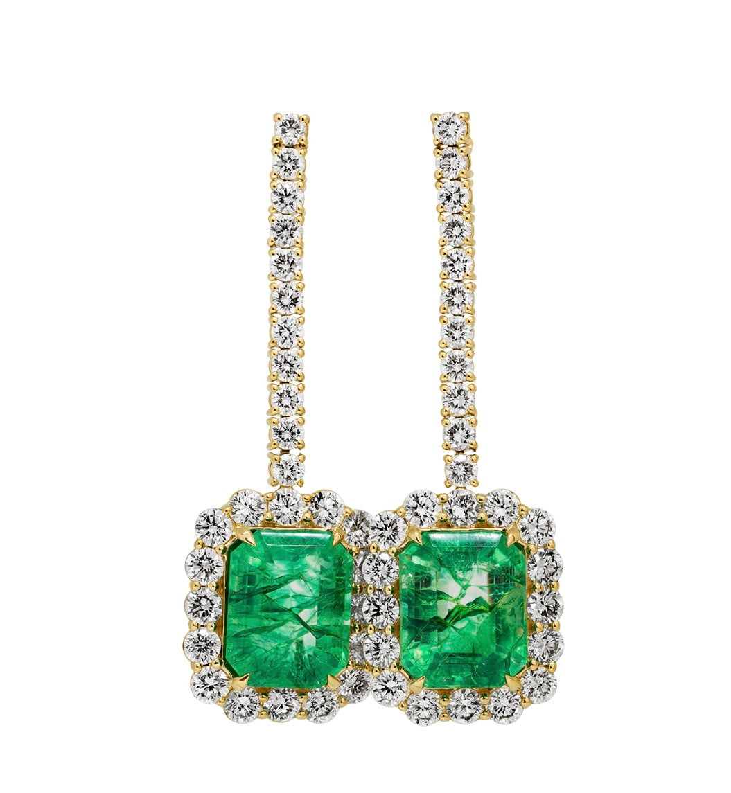 Royale Emerald Gala Earrings