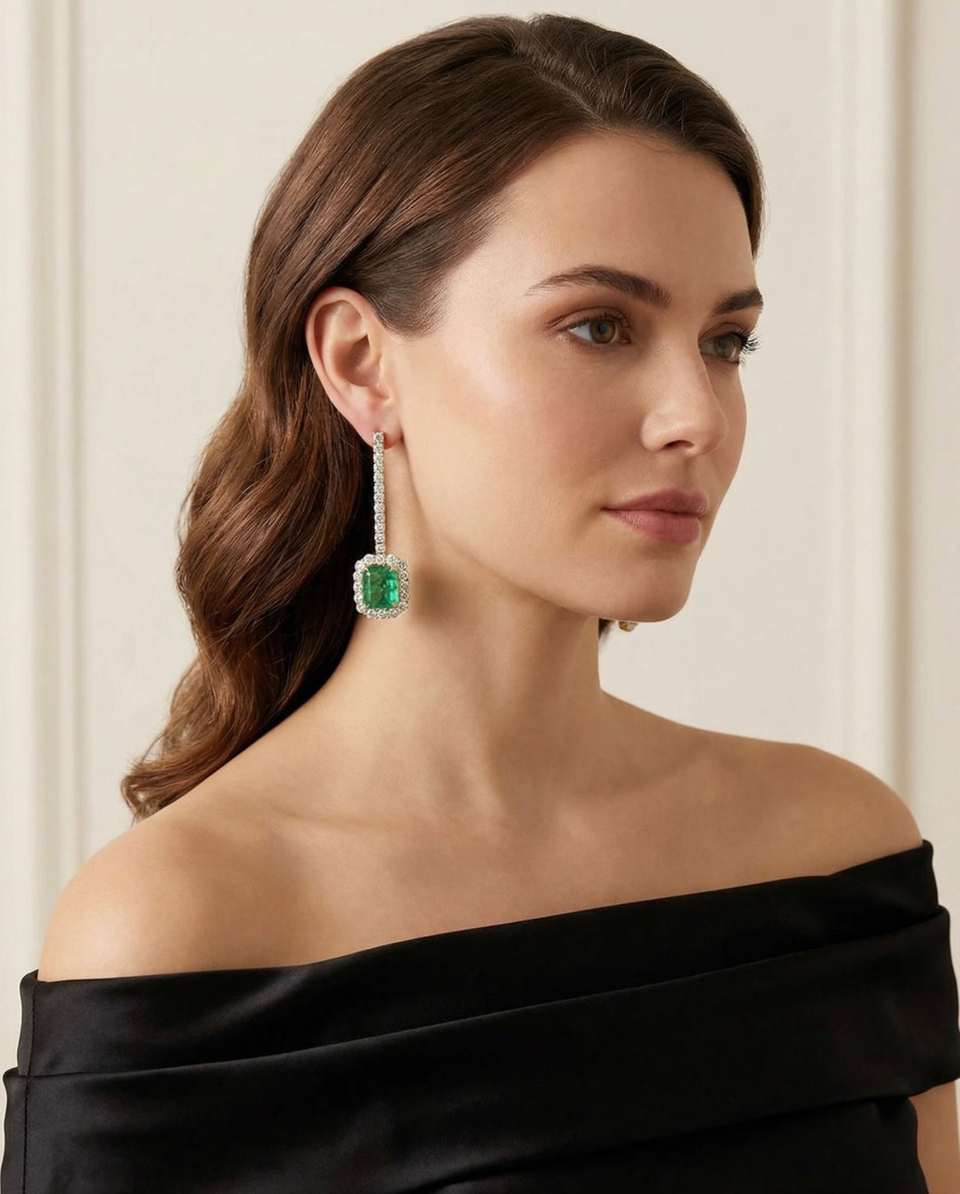 Royale Emerald Gala Earrings
