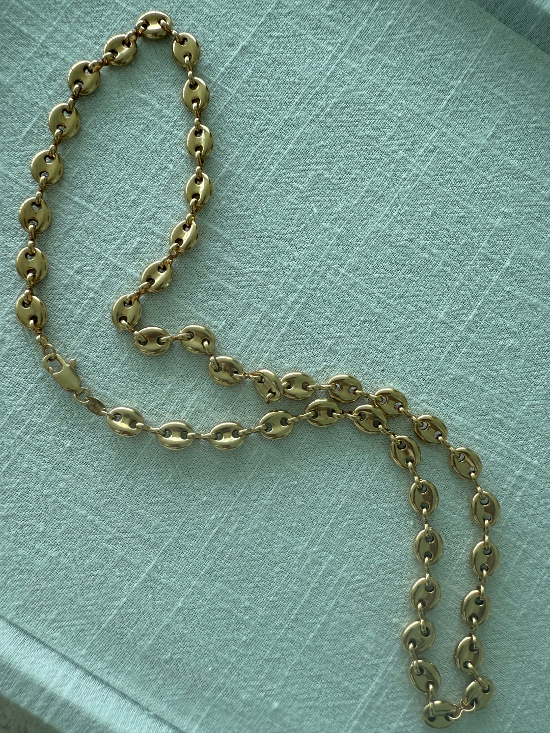 18K Gold Filled Puffy Nautical Chain