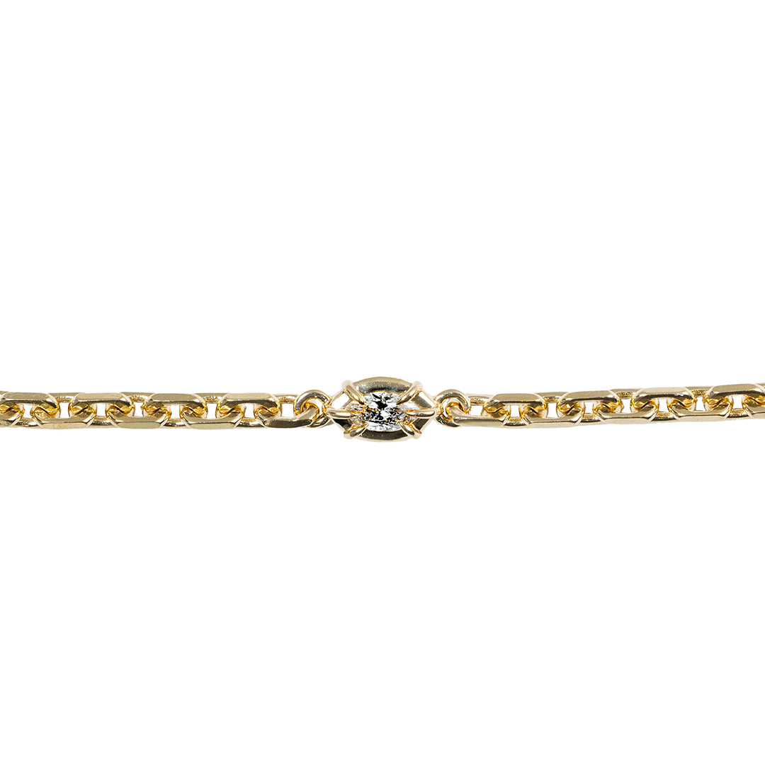 Architectura Marquise Solitaire Chain Bracelet