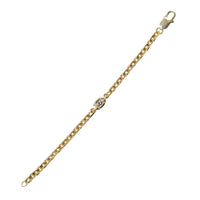 Architectura Marquise Solitaire Chain Bracelet