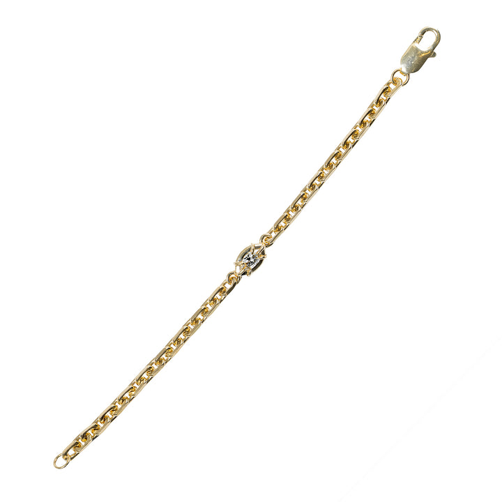 Architectura Marquise Solitaire Chain Bracelet
