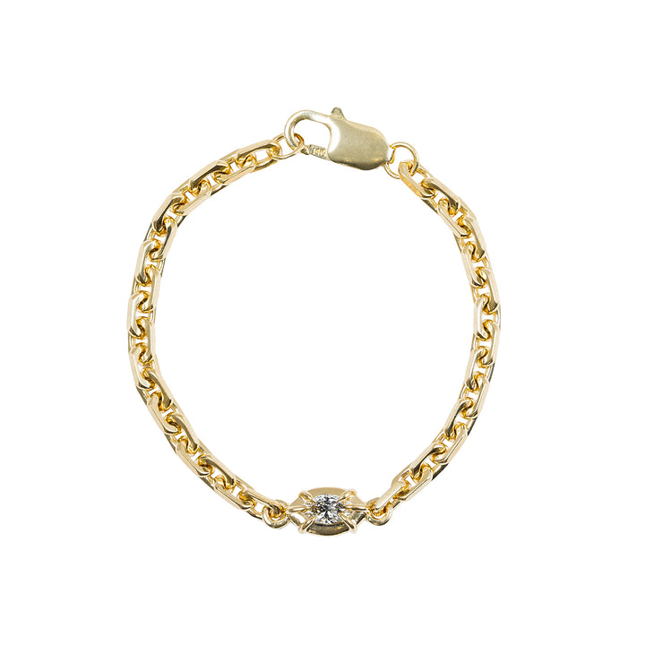 Architectura Marquise Solitaire Chain Bracelet
