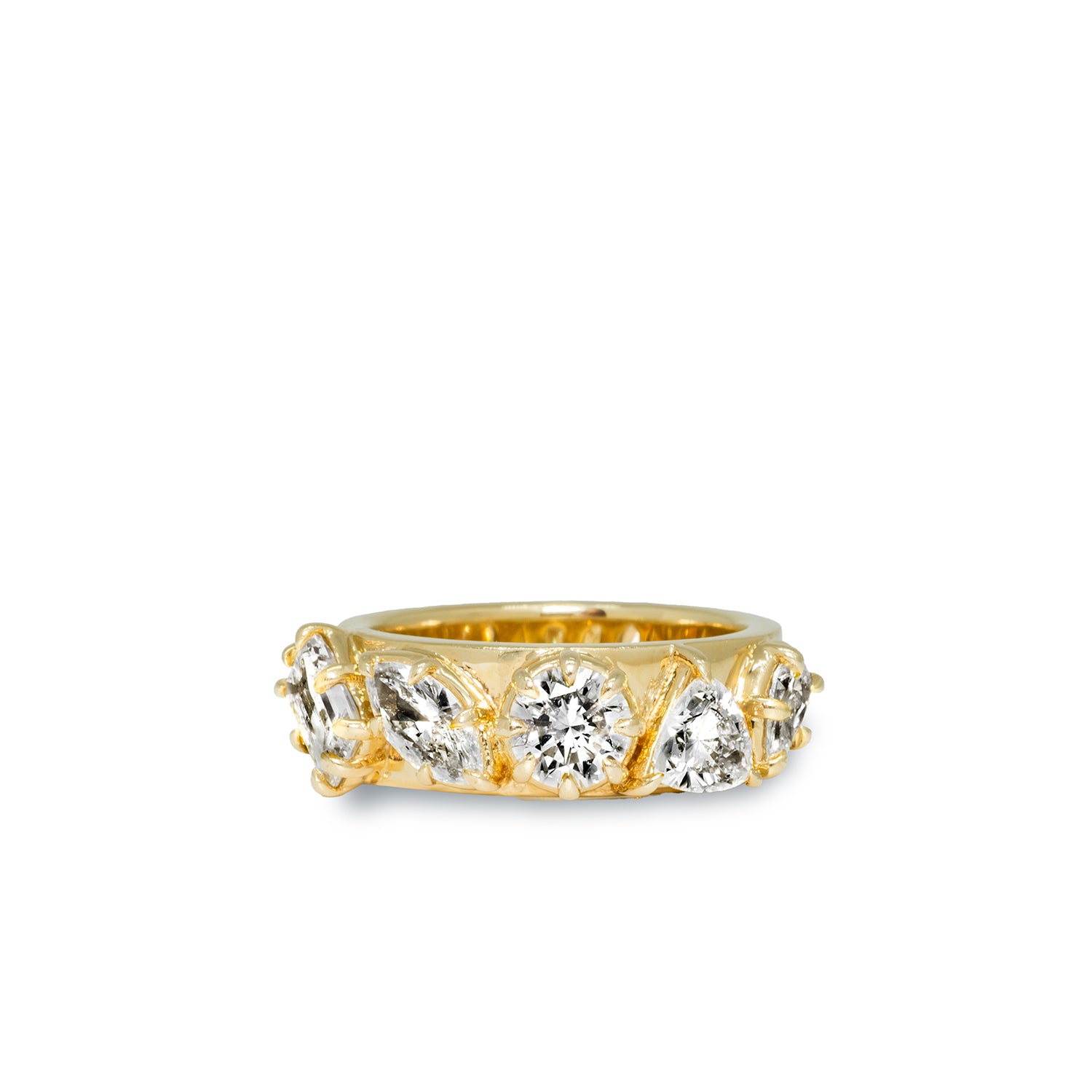 Mega Multi Shape Cigar Band – Dara Kaye Jewelry