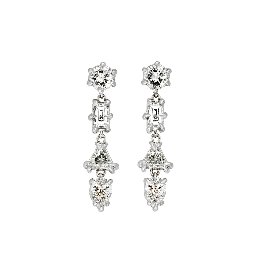 Multi Shape Dangle Drop Earring