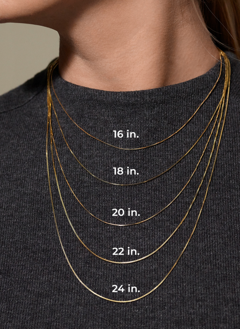 18K Gold Filled 3mm Ball Chain 16 inch