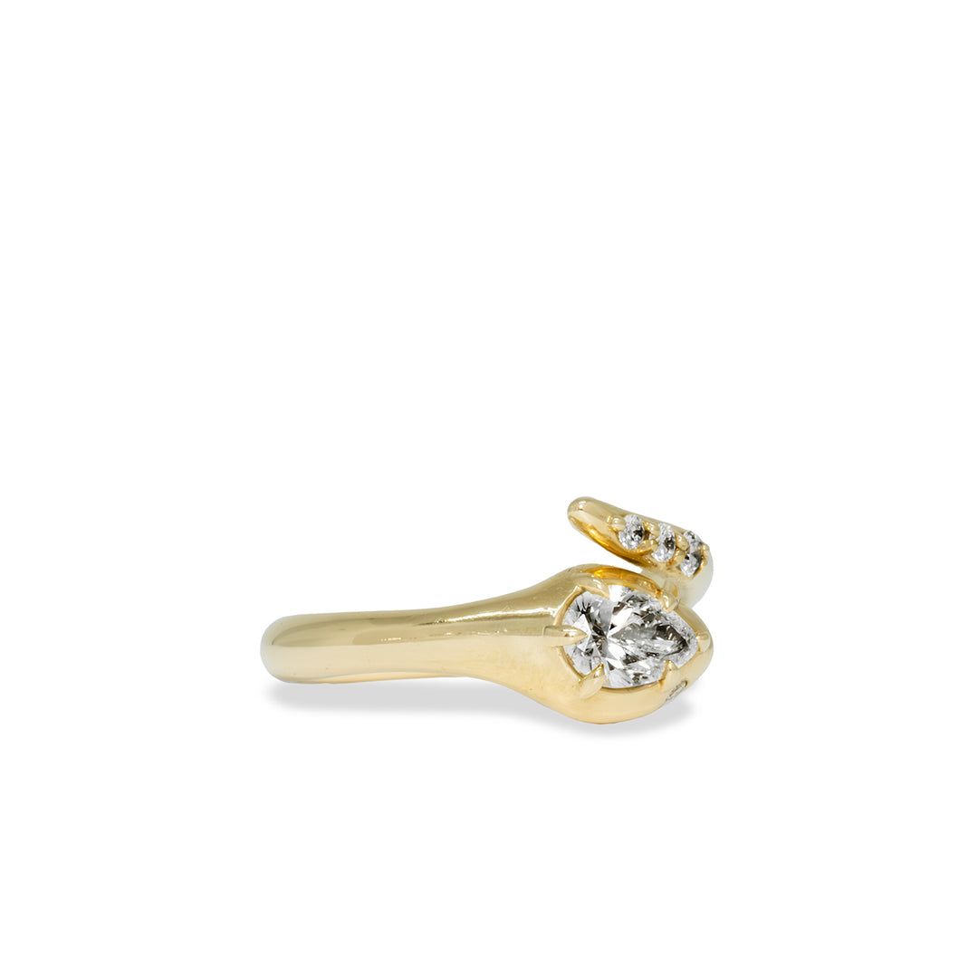 Serpent Open Band Ring