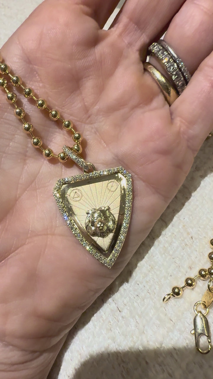 Zodiac Shield Pendant