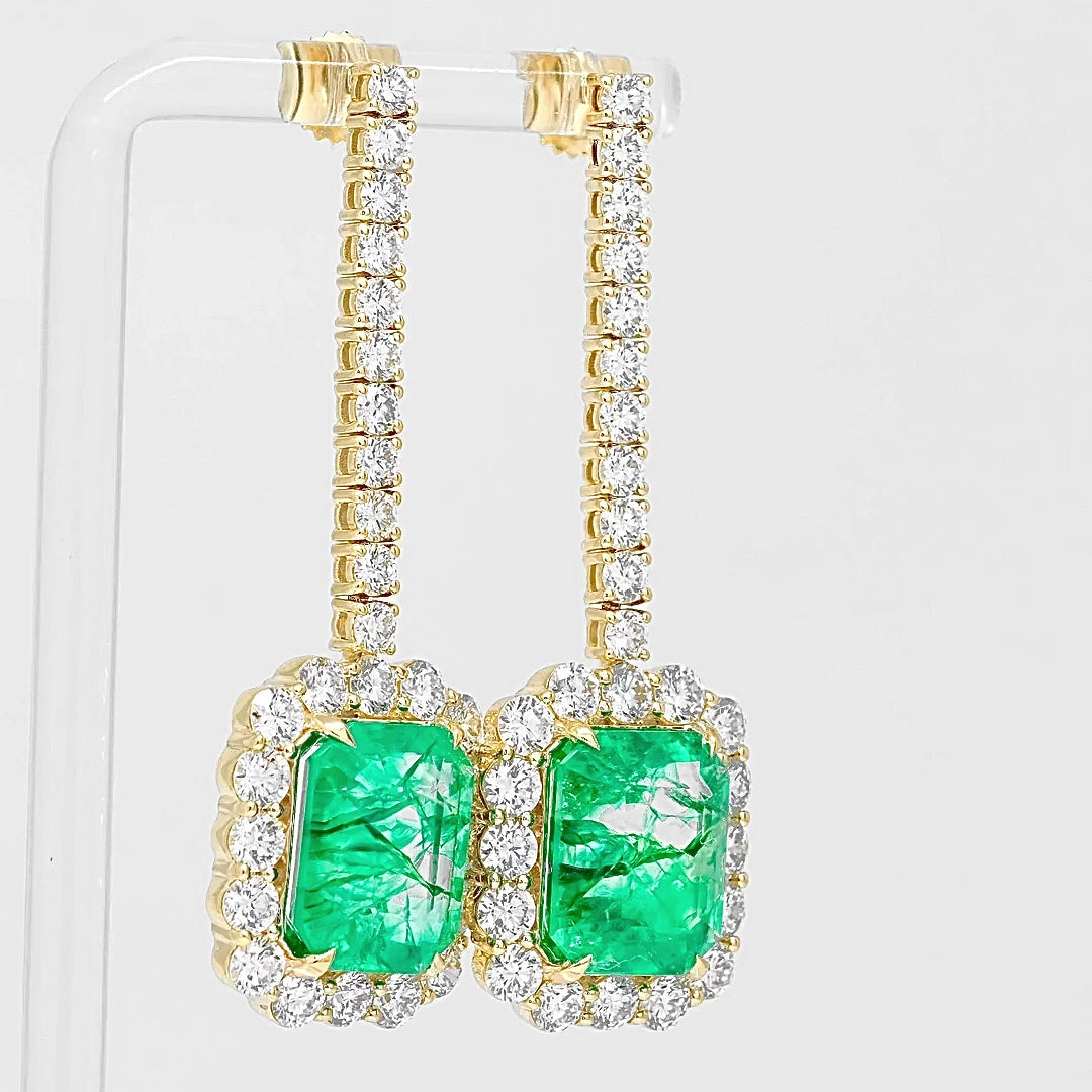 Royale Emerald Gala Earrings
