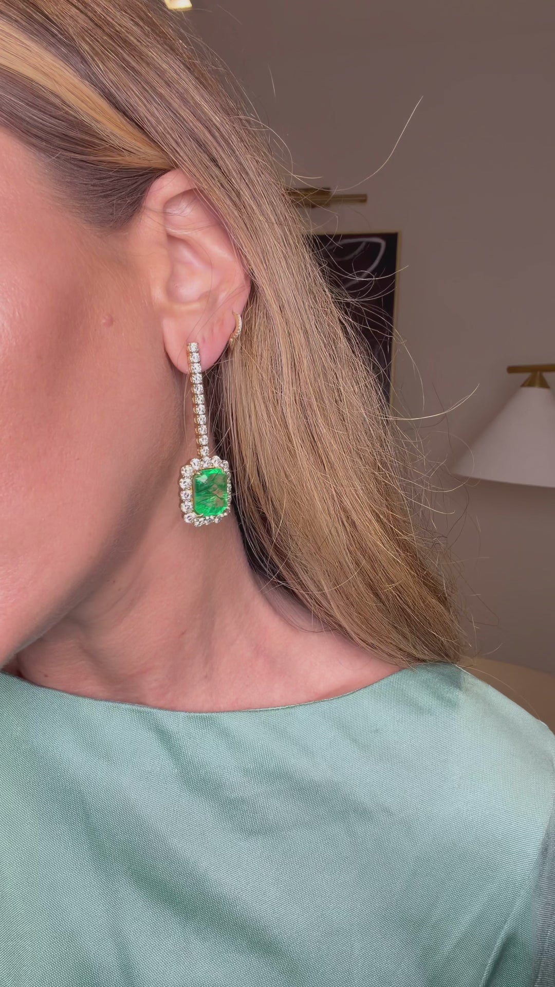 Royale Emerald Gala Earrings