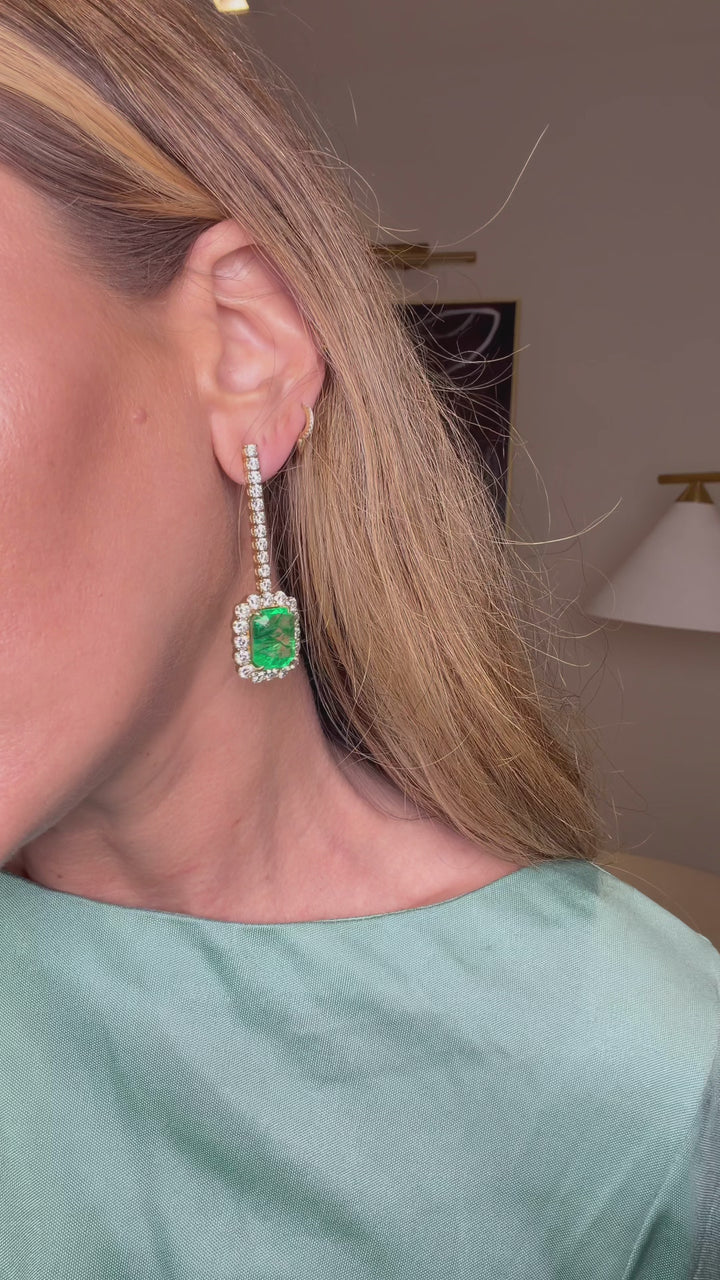 Royale Emerald Gala Earrings