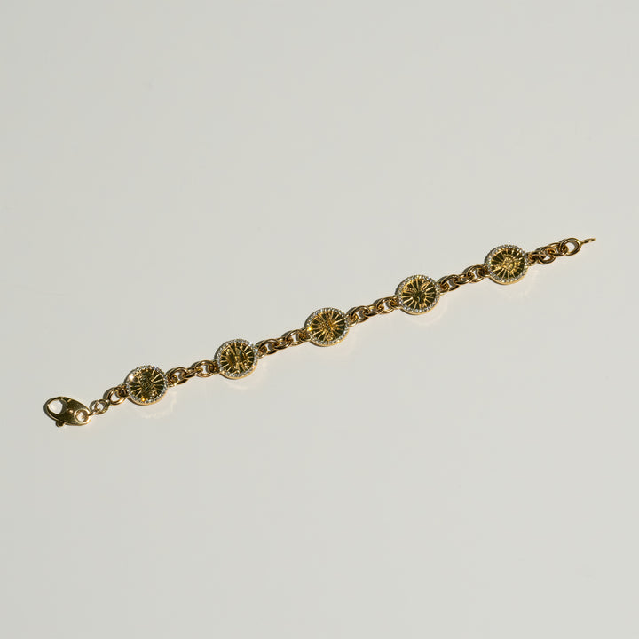 Zodiac Medallion Chain Bracelet