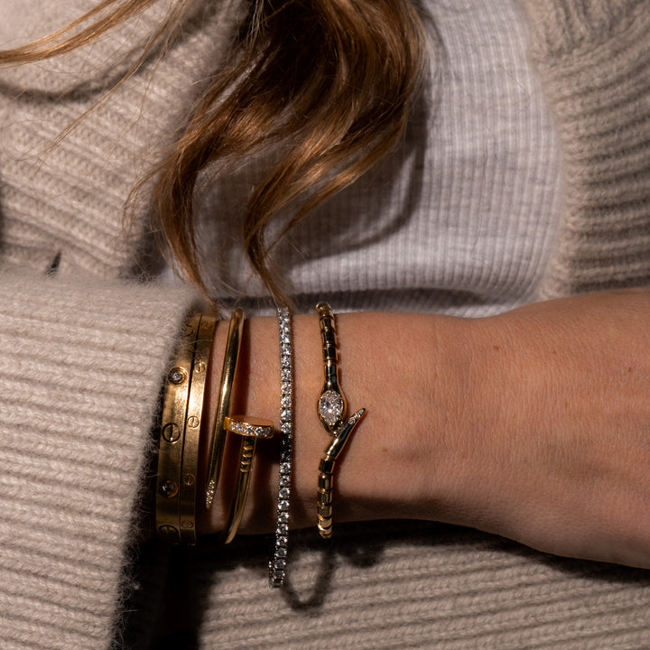 Serpent Scale Articulated Bracelet